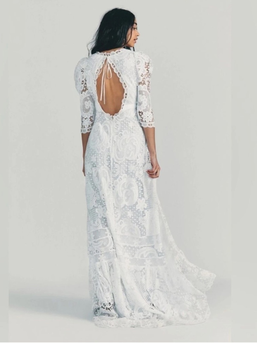 Loveshackfancy Cloud Crocheted Lace Maxi Dress - Picture 4 of 15